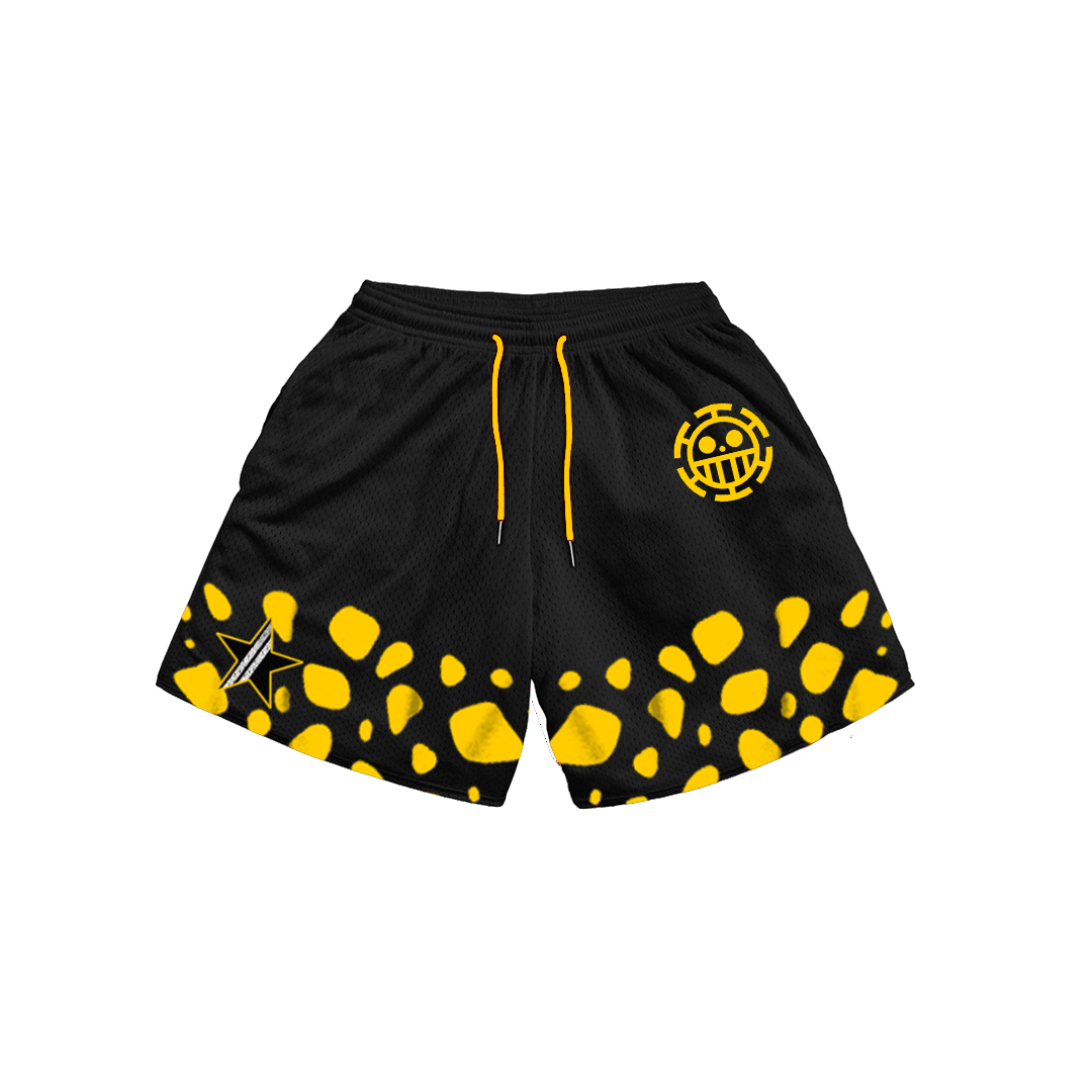 Men's Casual Drawstring Print Shorts