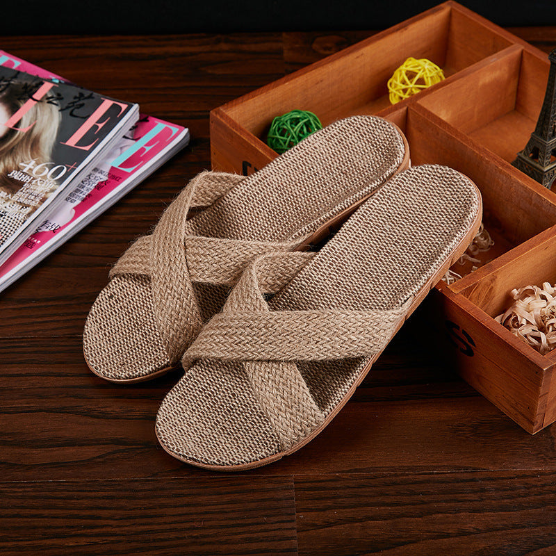 Unisex Beach Woven Slippers