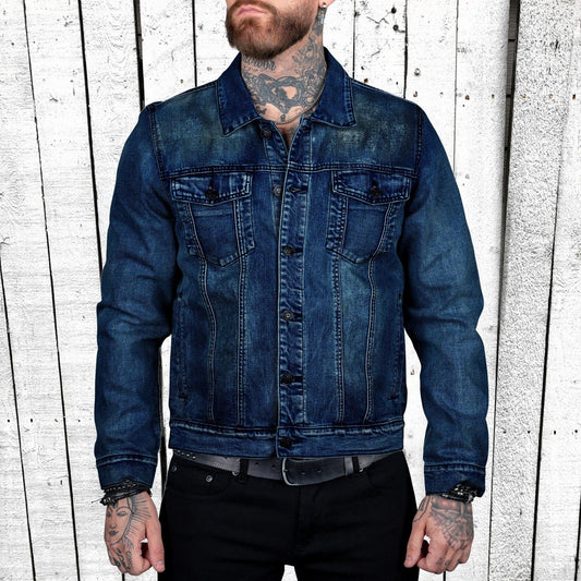Stylish Denim Jacket for Men - Perfect for Casual and Outdoor Wear