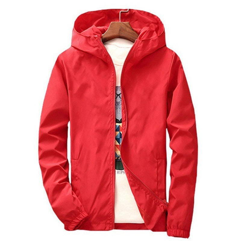 Stylish Men's Hooded Jacket - Perfect for Casual and Outdoor Activities