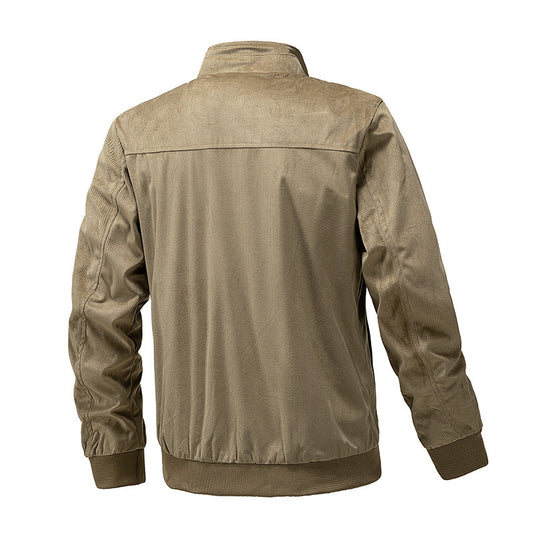 Men's Stylish Stand Collar Jacket - Perfect for Casual and Outdoor Adventures