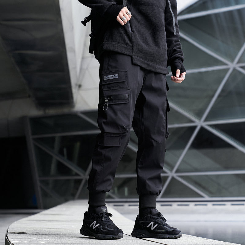 Hip Hop Cargo Pants Streetwear Joggers Sweatpant Multi-Pocket Pants