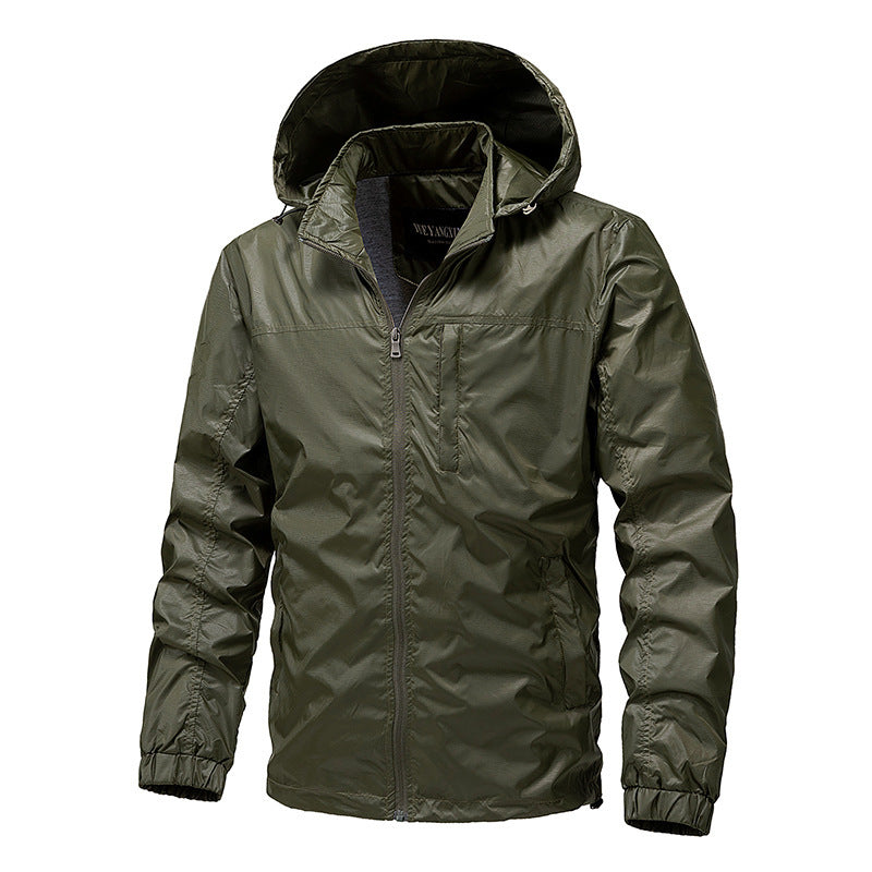 Lightweight Waterproof Jacket for Men - Perfect for Outdoor Adventures