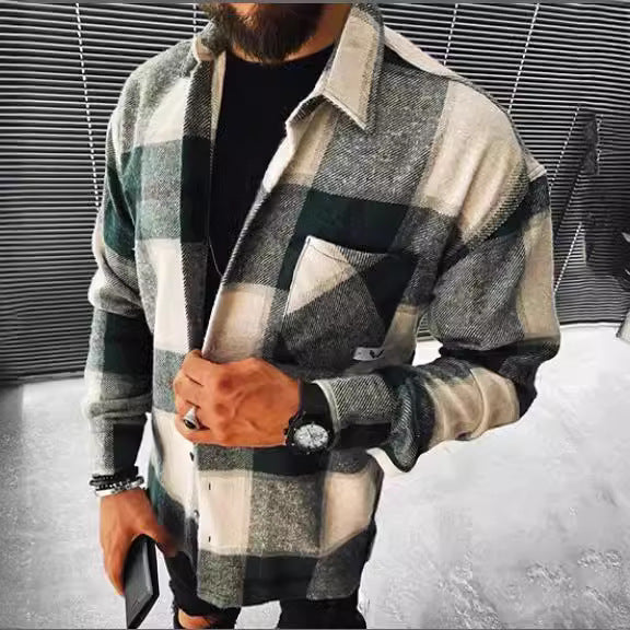 Stylish Corduroy Shirt Jacket for Men - Perfect for Casual and Semi-Formal Occasions