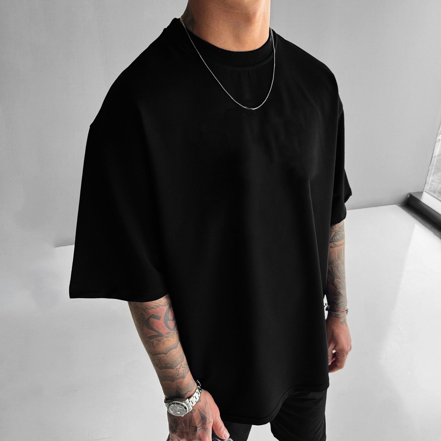 Men's Vintage Floral Letter Print T-Shirt