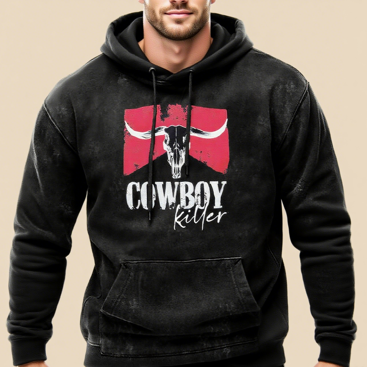 Men's Cowboy Hoodie