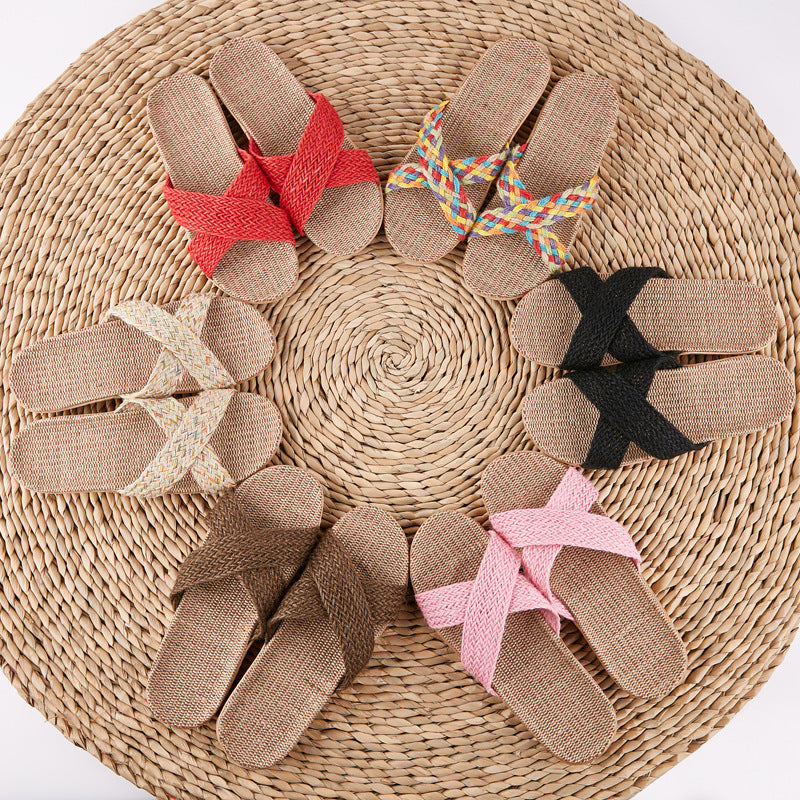Unisex Beach Woven Slippers