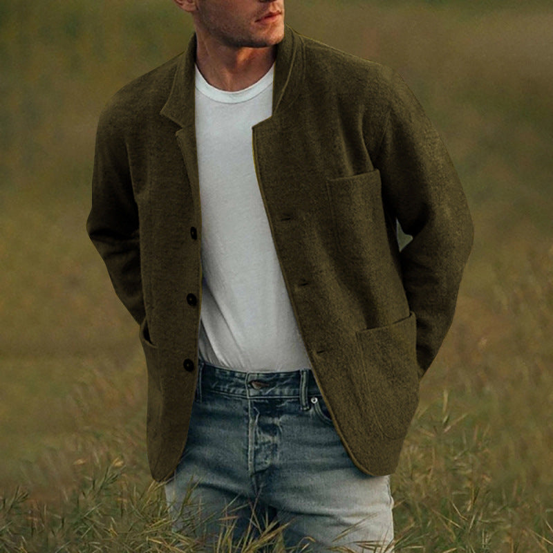 Stylish Men's Casual Jacket for Outdoor Adventures