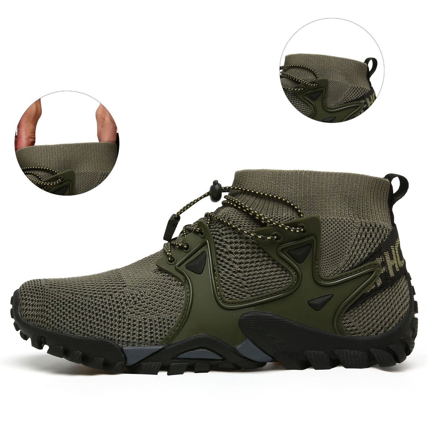 2021 Spring And Summer New Men's Shoes Outdoor Shoes Leisure Cross-border Large Size Outdoor Flying Woven Hiking Hiking Shoes 319
