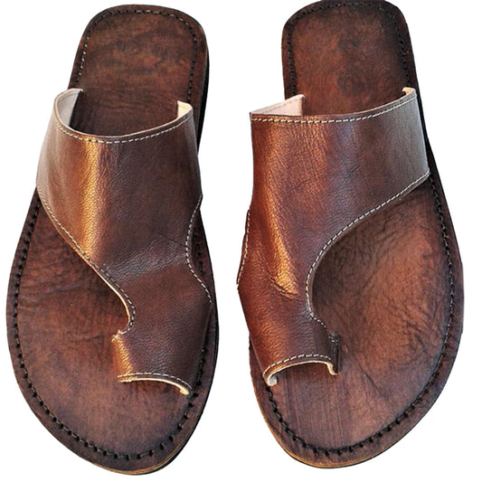 Men's Outdoor Retro PU Casual Slipper Sandals