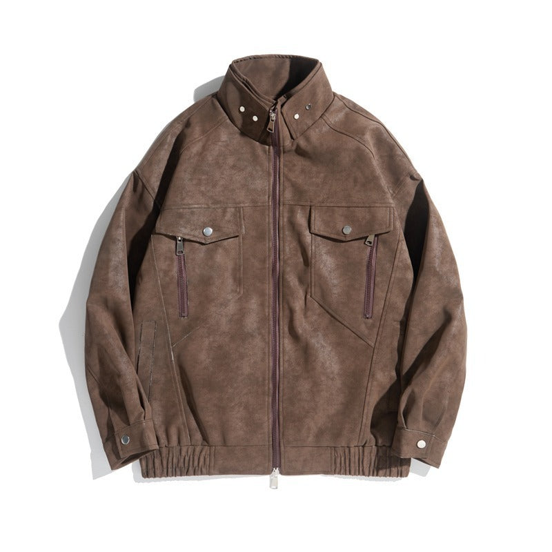 Stylish Stand Collar Jacket for Men - Perfect for Casual and Outdoor Adventures