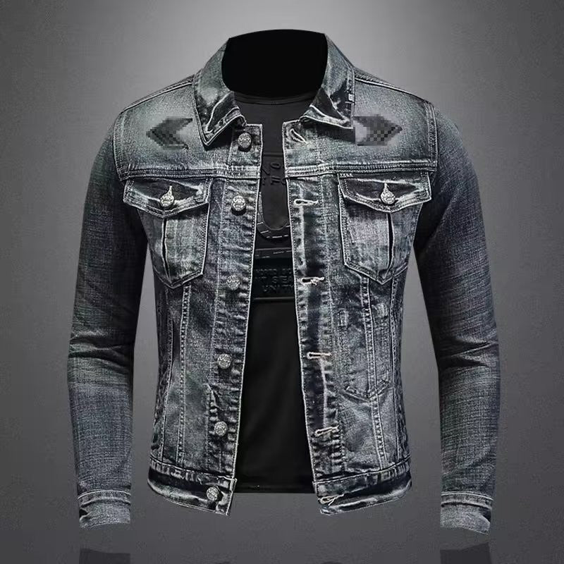 Stylish Denim Jacket for Men - Perfect for Casual and Outdoor Adventures