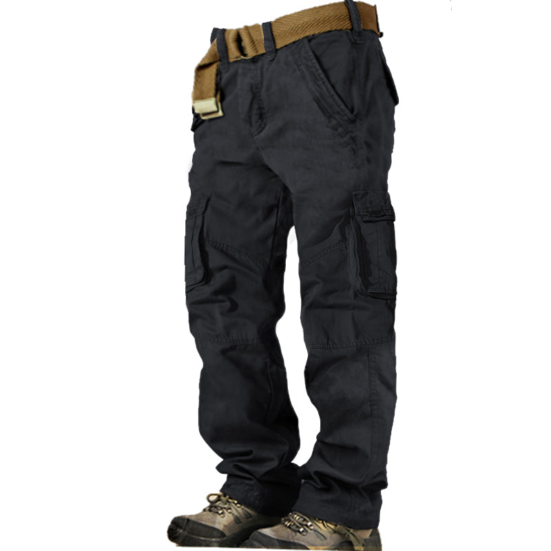 Men's Pocket Vintage Cotton Cargo Pants