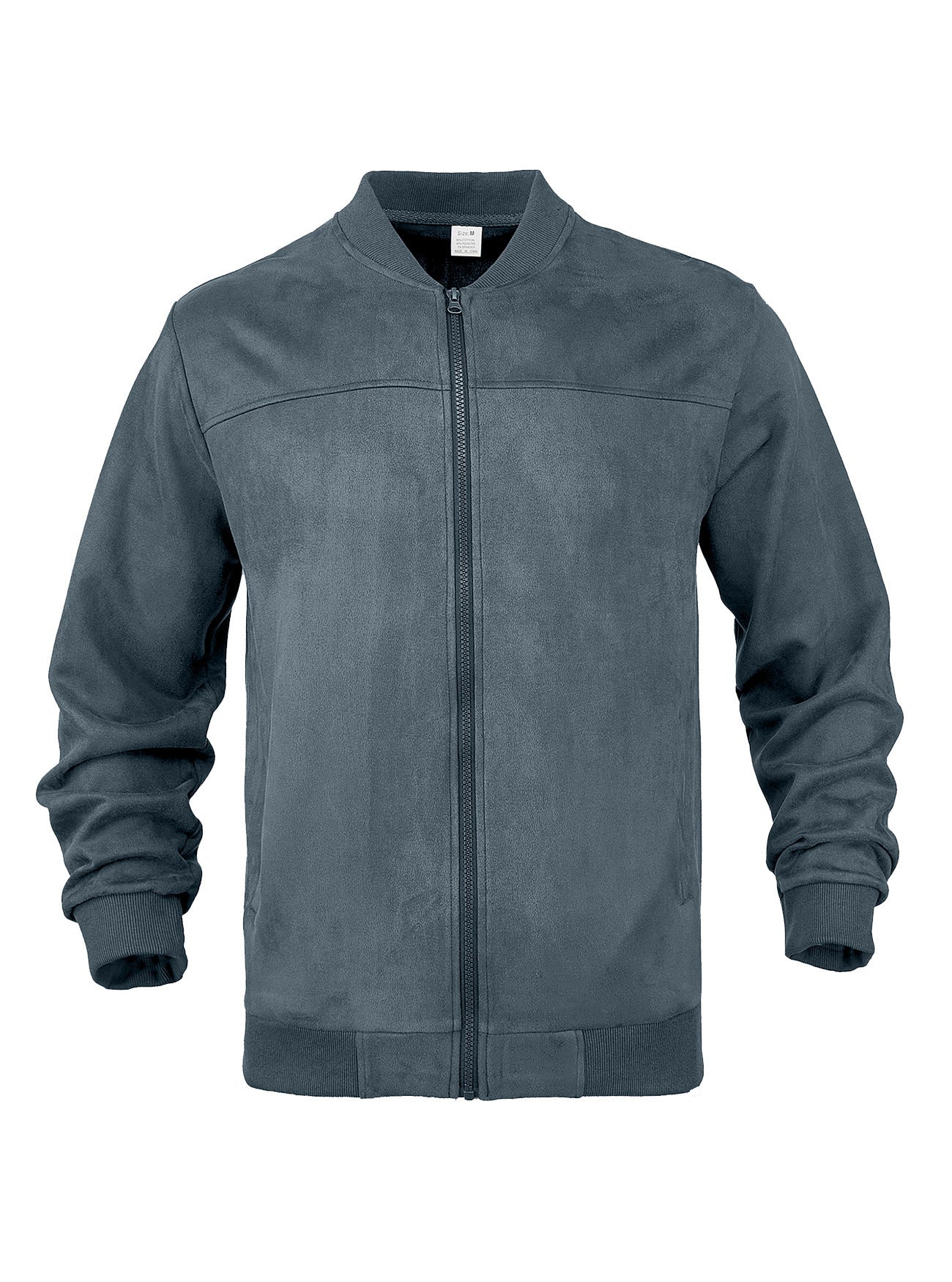 Men's Stylish Full-Zip Fleece Jacket - Perfect for Casual and Outdoor Activities