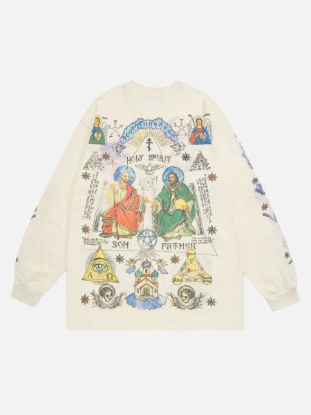 Embroidered Graphic Sweatshirt
