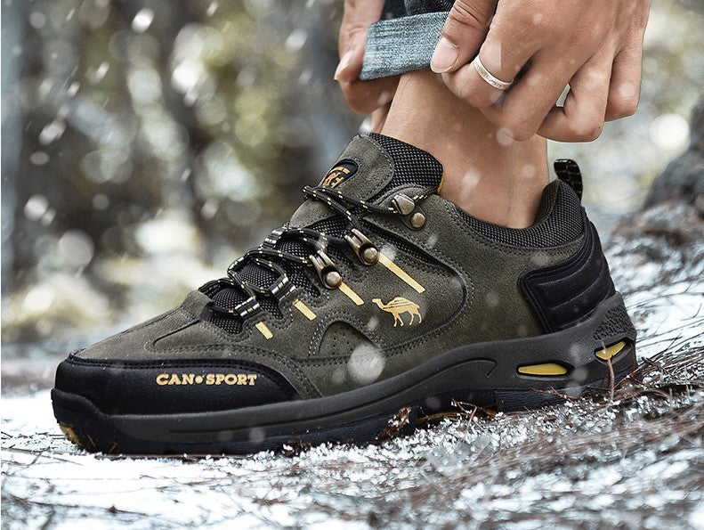 Men's Soft Stitching Non-slip Hiking Shoes