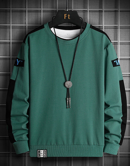 Basic Color-block Sweatshirt