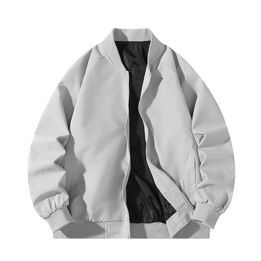 Stylish Military Green Bomber Jacket for Men - Perfect for Casual and Outdoor Activities