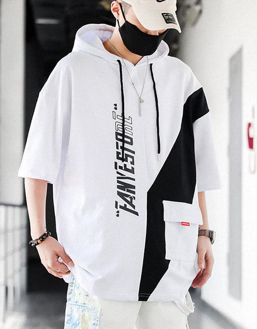 Street Trendy Short-sleeved Sweatshirt