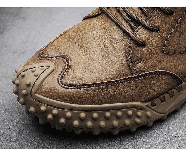 Men's Two-wear Soft Handmade High-top Martin Boots