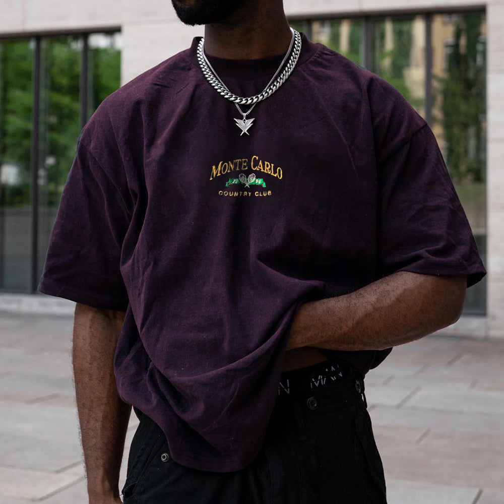 Men's Vintage Print Oversized T-Shirt