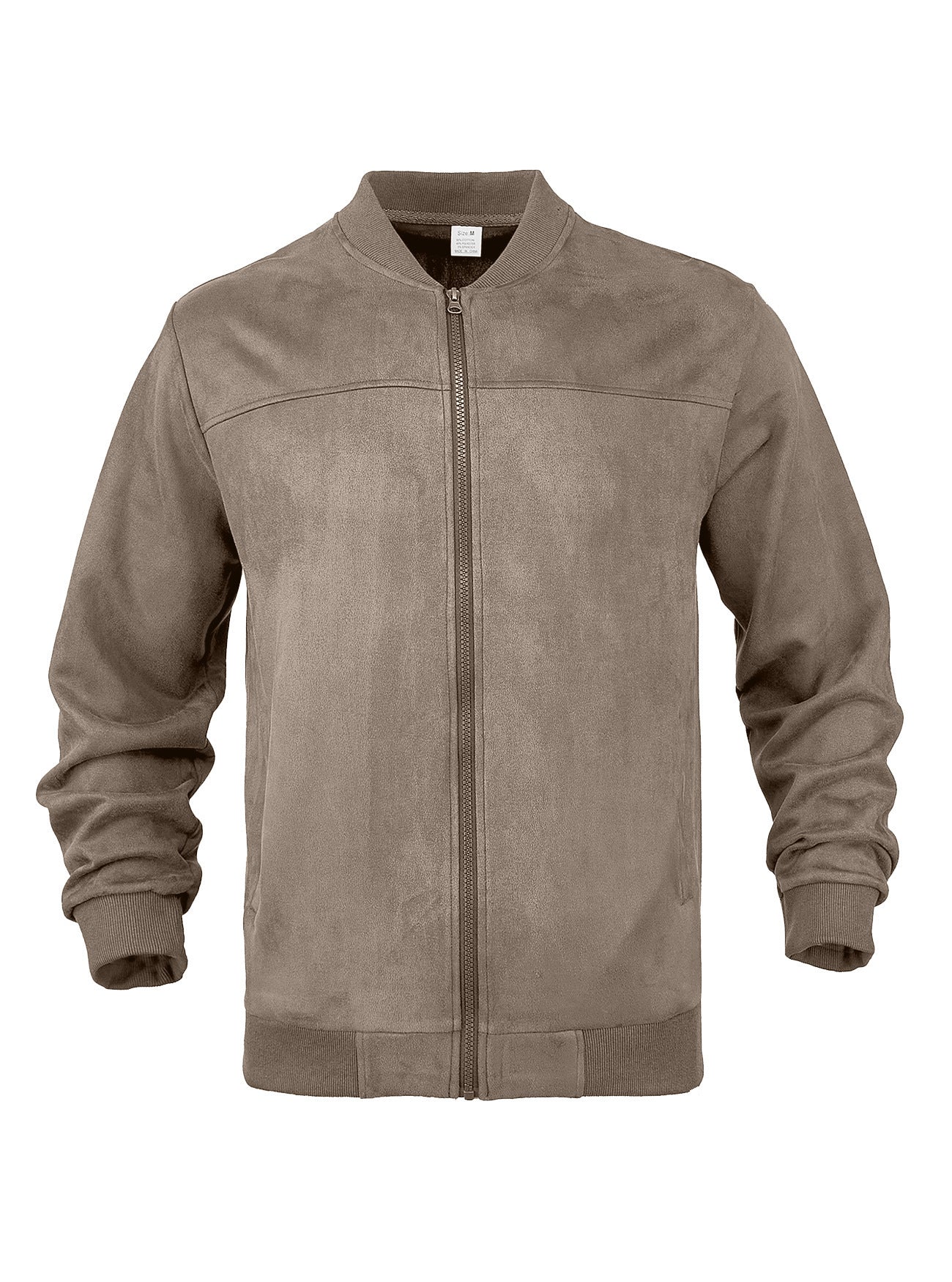 Men's Stylish Full-Zip Fleece Jacket - Perfect for Casual and Outdoor Activities