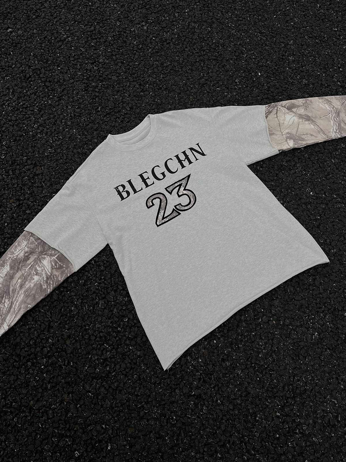 KLECHN 23 Camo Patchwork Long Sleeve Sweatshirt