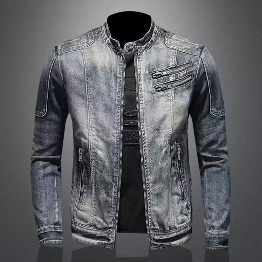 Stylish Denim Jacket for Men - Perfect for Casual and Outdoor Adventures