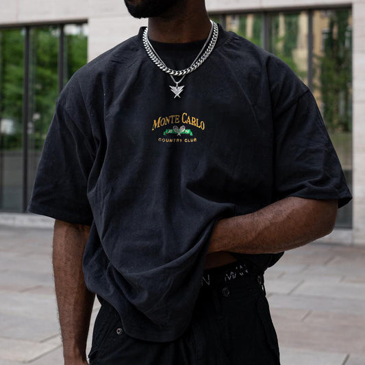 Men's Vintage Print Oversized T-Shirt