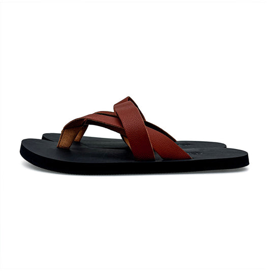 Men's Flip-Flops Thongs Sandals Comfortable Non-slip Casual Slippers For Beach Surf