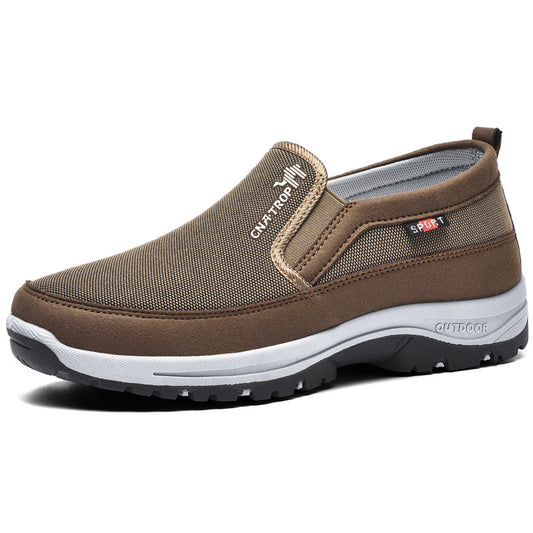 Men's Plus Size Mesh Stitching Soft Breathable Sneakers Casual Shoes