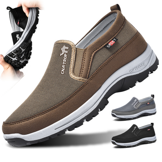 Men's Plus Size Mesh Stitching Soft Breathable Sneakers Casual Shoes