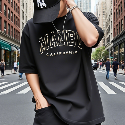 Men's Vintage Oversized Print T-Shirt
