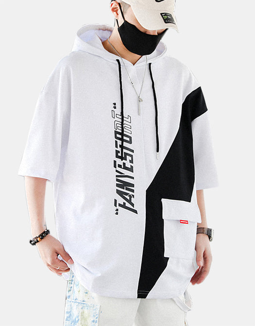 Street Trendy Short-sleeved Sweatshirt