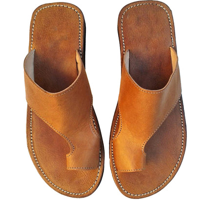 Men's Outdoor Retro PU Casual Slipper Sandals