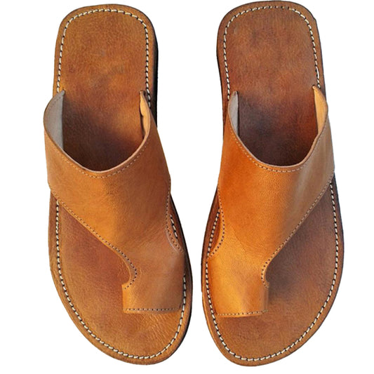 Men's Outdoor Retro PU Casual Slipper Sandals