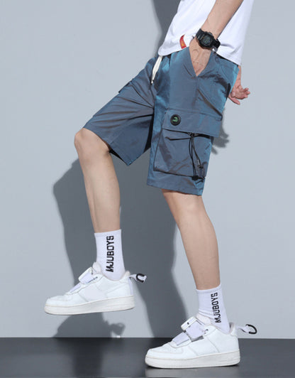 Street Fashion Techwear Cargo Wear Casual Gradient Shorts