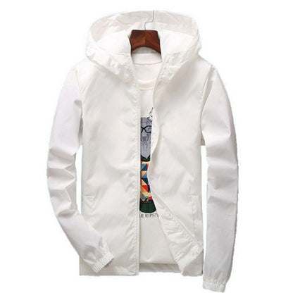 Stylish Men's Hooded Jacket - Perfect for Casual and Outdoor Activities
