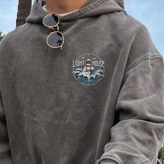 Street Style "Lighthouse" Casual Men's Sweatshirt