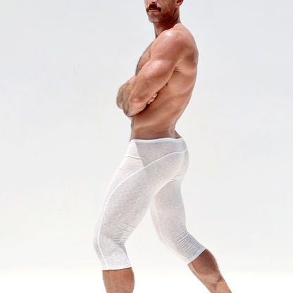 Men's Light Bamboo Knitted Home Casual Shorts