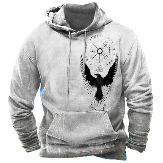 Men's Vintage Rune Print Sweatshirt