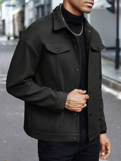 Stylish Men's Casual Jacket with Multiple Color Options for Everyday Wear