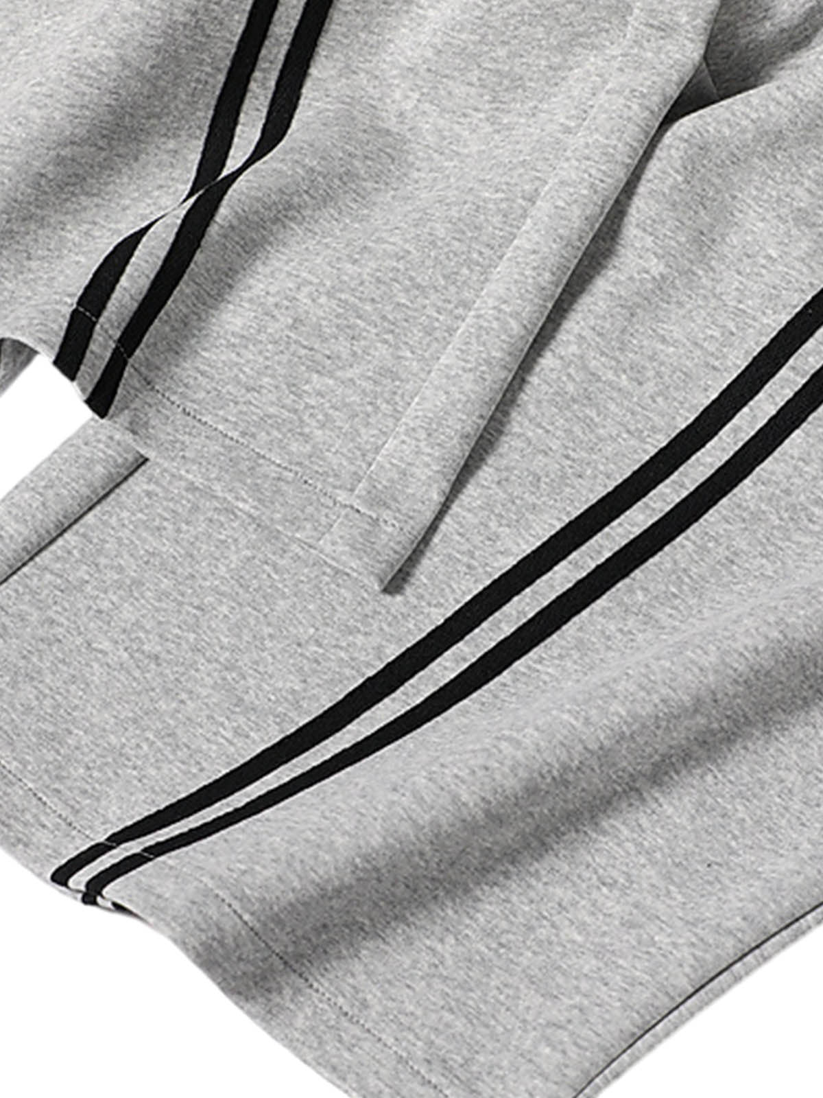 Stylish Cargo Shorts with Side Stripes and Drawstring Waist