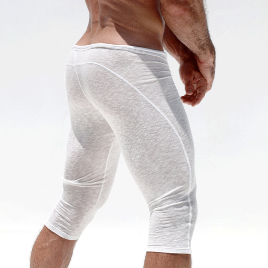 Men's Light Bamboo Knitted Home Casual Shorts