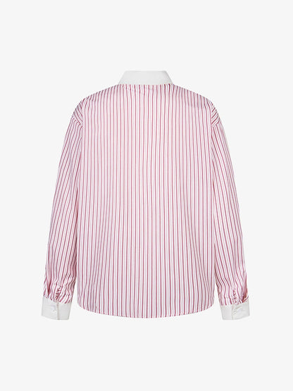 Striped Shirt with Fuzzy Number 39 Design
