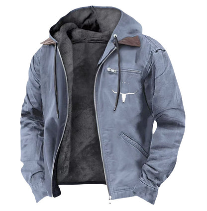 Winter Warmth Hooded Jacket with Faux Fur Lining - Perfect for Cold Weather