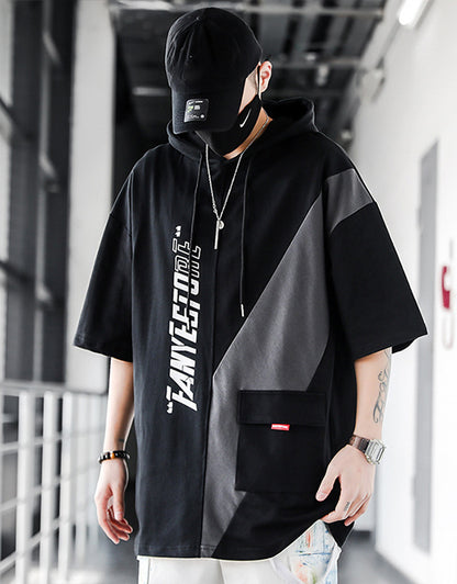 Street Trendy Short-sleeved Sweatshirt