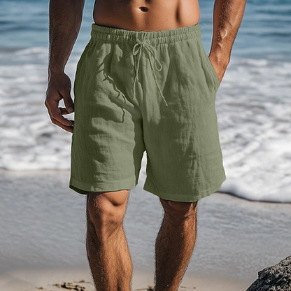 Men's Stylish Black Beach Shorts for Summer
