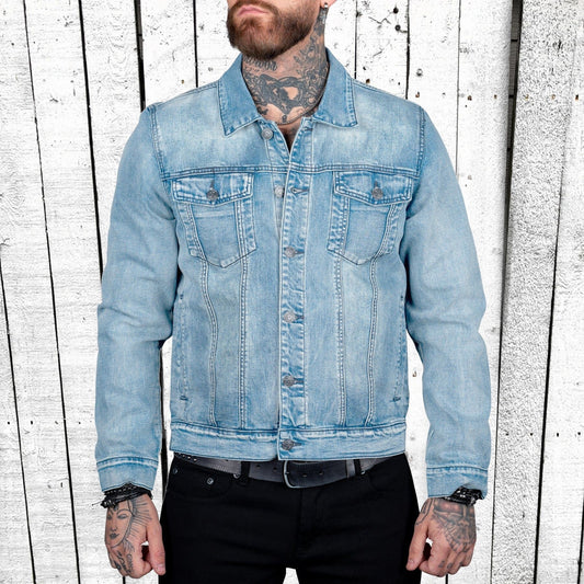 Stylish Denim Jacket for Men - Perfect for Casual and Outdoor Wear