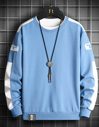 Basic Color-block Sweatshirt